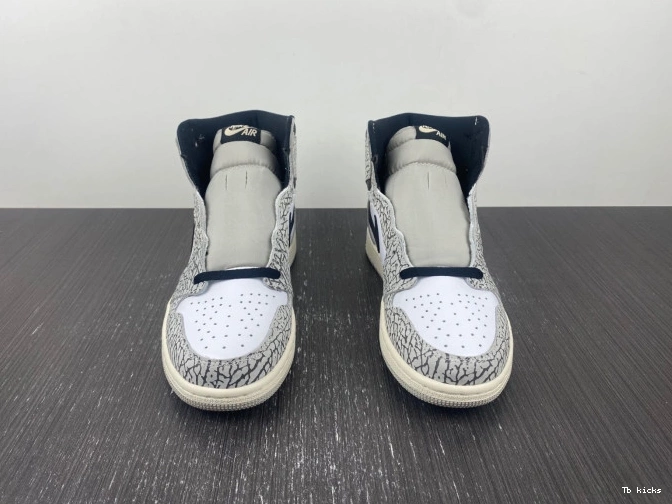 Cheap TBK OG 1 Air Jordan DZ5485-052 High Cement White 0716